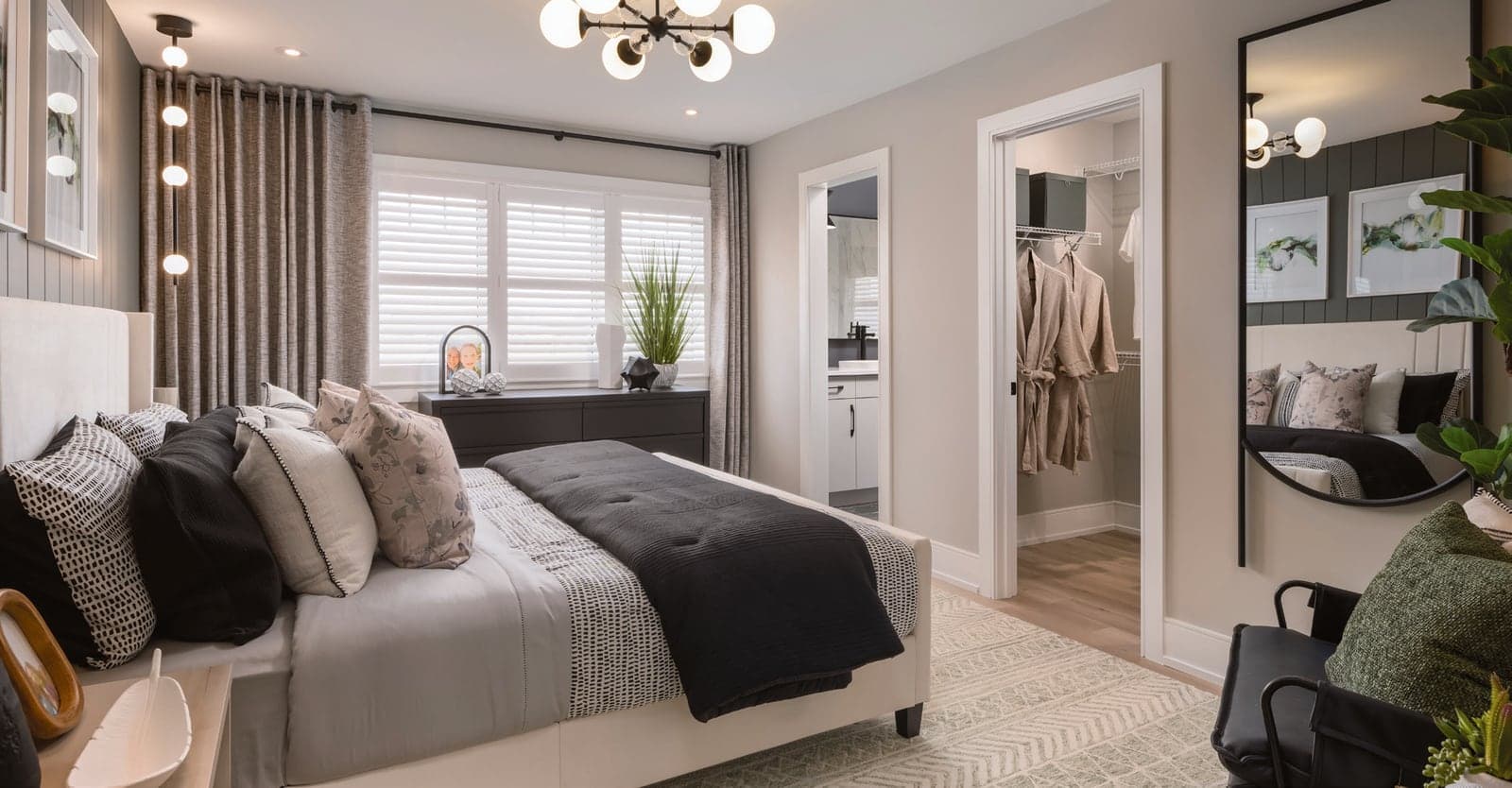 Primary bedroom. Artist's concept.